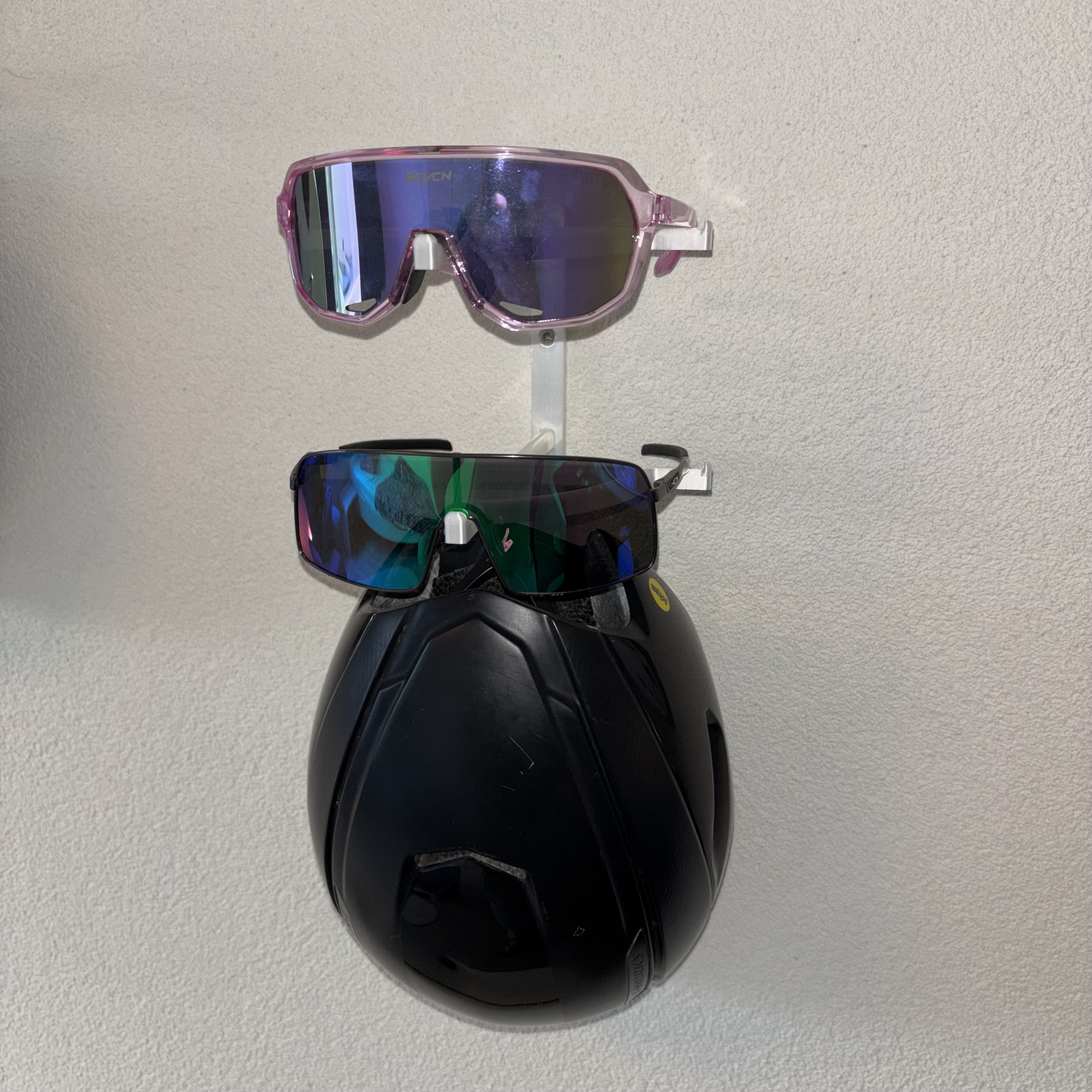 Helm & brillenhouder